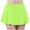Green, variant on Lenpel Women's Skorts Soft Comfy High Waisted Solid Color Mini Tennis Skirt with Shorts Summer Athletic Workout Skorts
