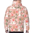 thumbnail image 7 of Fotbe Men's Hoodie with Swan And Flowers3 Pattern - Kangaroo Pocket Pullover Hooded Sweatshirt, Perfect for Daily Wear, Travel, and Home-X-Large, 7 of 7