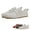 White, variant on CHICVOMEY Women's Casual Sneakers - Comfortable Walking Shoes for Women Fashion Soft Sole Non-Slip Everyday Wear