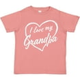 thumbnail image 3 of Inktastic I Love My Grandpa in White Chalk Heart Boys or Girls Toddler T-Shirt, 3 of 5