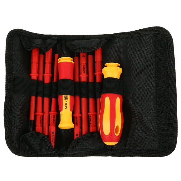 Miangastore 1 Set Electrician Tools Electrical Tools Insulated Screwdriver Kit Electrician Screwdriver Kits