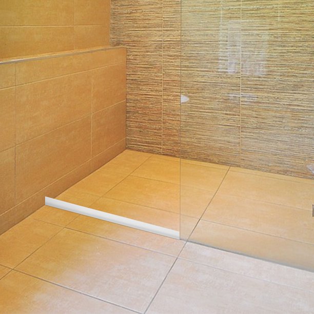 Raindrops Tira Adhesiva Impermeable Para Umbral De Ducha Transparente Silicona Para Uso En Hogar