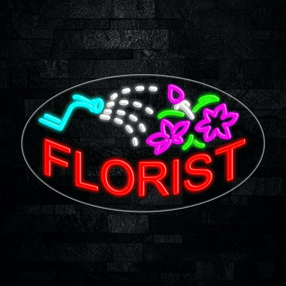 Florist LED Neon Sign 28"L x 16"H #34343