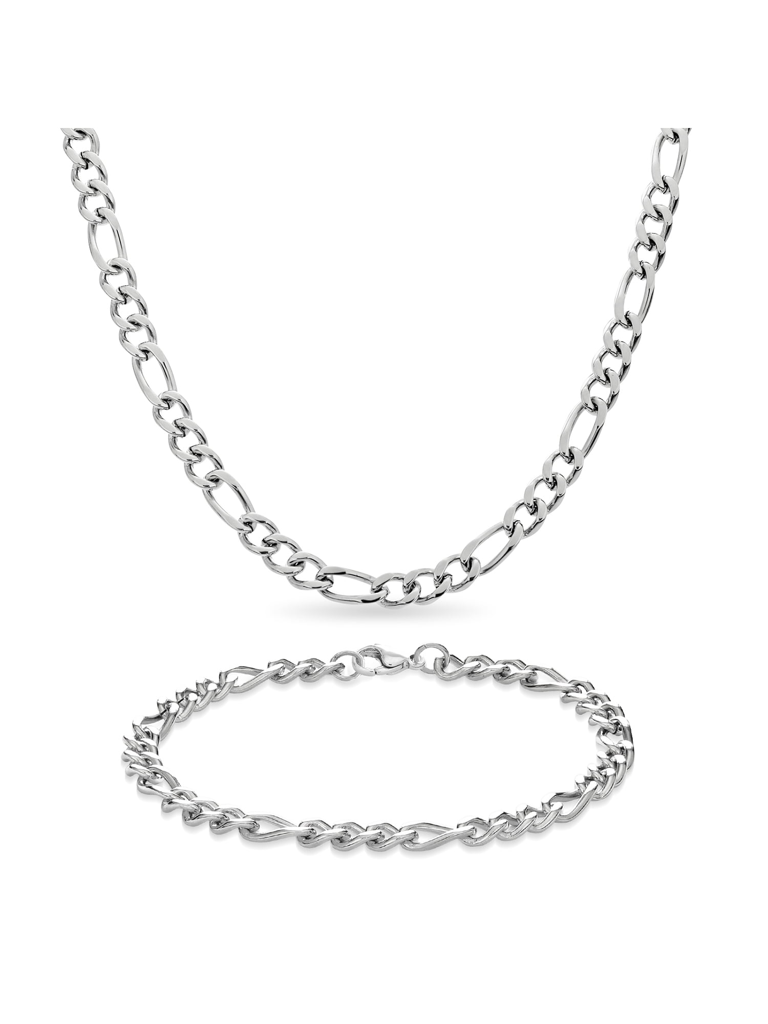 Gold Silver and Black Women magnetic stainless steel 316L links necklace 