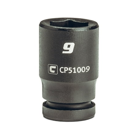 UPC: 0886352510097 | Capri Tools 9 mm Shallow Impact Socket  1/4-Inch Drive  6-Point  Metric