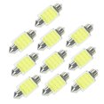 thumbnail image 4 of 10Pcs Feston 36mm COB Blanc Intérieur Ampoule Voiture Source Dôme Lecture, 4 of 7