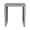 14 x 14 x 18 Inches, variant on Geometric Bone Inlay End Table – Black & White Linear Inlay in Open Block Design