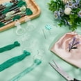 thumbnail image 5 of PH 49pcs Green Sewing Threads Kit Embroidery Floss Embroidery Skein Threads Embroidery Floss Drop with Needles and Needle Devices Embroidery Kit for Bracelets DIY Embroidery Thread Crafts Mixed Color, 5 of 6