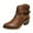 Brown, variant on Bmisegm Women Boot Ladies Simple Solid Color Comfortable Heel Mid Cylinder Pointed Plus Size Western Boots Ankle Boots Boots for Women Brown 9