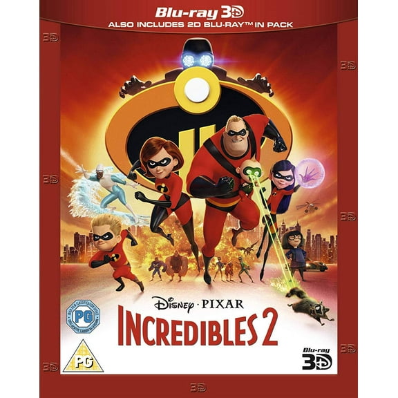 Incredibles 2 [3D   Blu-ray] [2018] [Region Free]