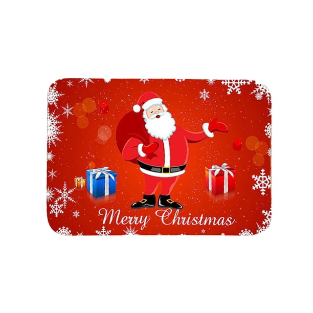 Alfombrilla antideslizante Alfombrilla antideslizante para baño Alfombra de Navidad suave Alfombra de año nuevo, 50x80cm Advancent HA001145-03