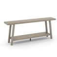 thumbnail image 2 of Extra Long Console Table 70.87 Inch – Modern Brown Entryway Sofa Table, Sleek Rectangular Accent Furniture with Sturdy Design for Living Room, Hallway, 2 of 7