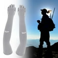 thumbnail image 3 of Guantes sin s unisex N Slip Camping para ciclismo Conducción al aire libre Gris kusrkot Manga del brazo de enfriamiento, 3 of 8