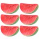 thumbnail image 1 of GOOHOCHY 6 piezas frutas falsas de frutas artificiales sandía decores de sandía falsas rebanadas de sandía, 1 of 7