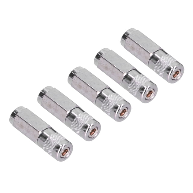Grease Gun Flat Nozzle, Grease Coupler Rust-Resistant Self-Locking Easily Operate for Mechanical Processing for Equipment Maintenance