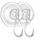 thumbnail image 1 of 2 colgantes de corona transparentes, reutilizables, resistentes, con ventosa y toallitas, 10 kg, para ventana de cristal resistente., 1 of 5