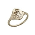 thumbnail image 1 of PVCS Fashion Trend Metal Retro Geometric Gold Knuckle Ring Flower Ring Jewelry Gift, 1 of 4