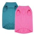 thumbnail image 1 of WEONE Camisetas de verano para perros, chaleco de algodón a rayas, ropa básica suave y transpirable para perros pequeños, medianos y grandes, S, 1 of 1