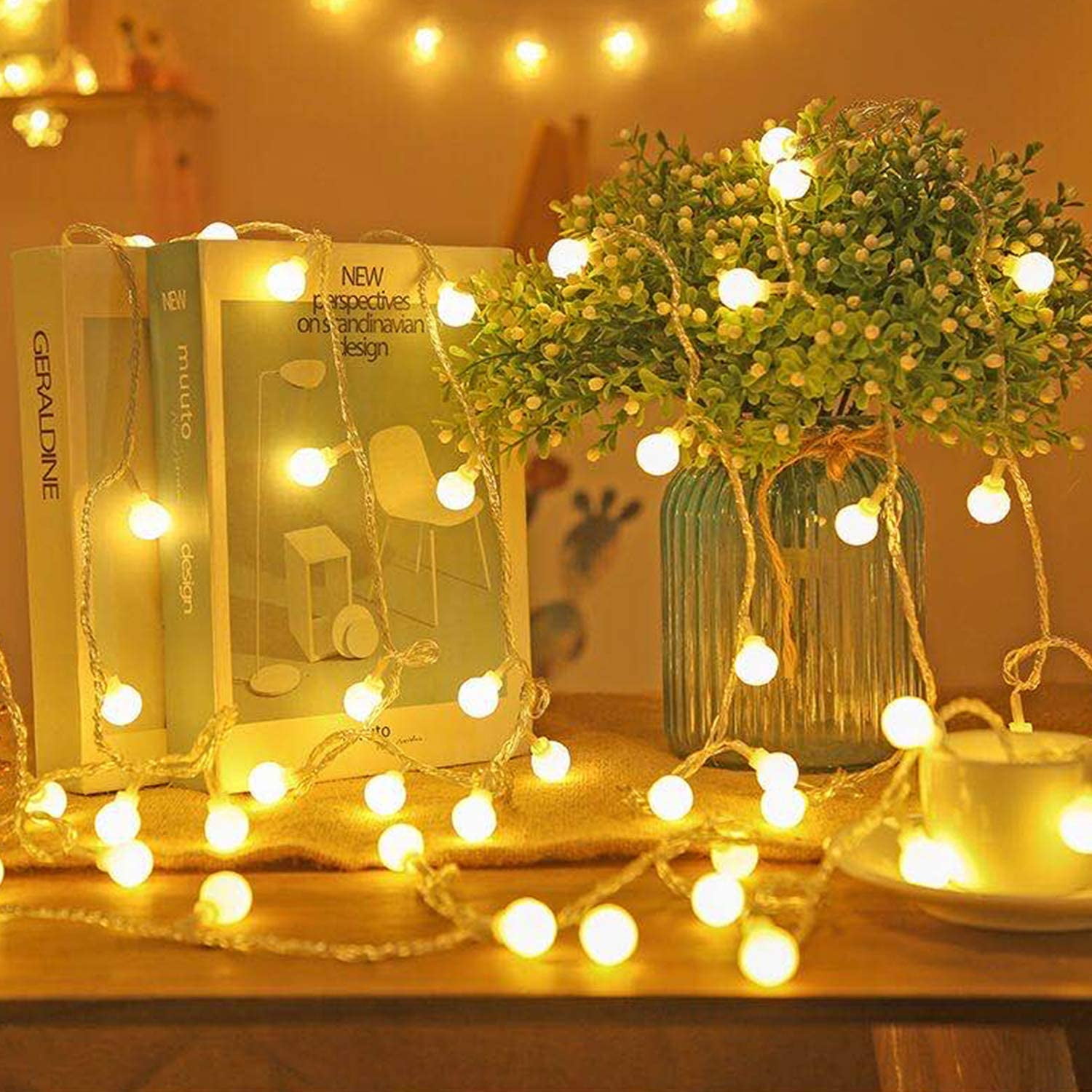 10M 100LEDs Christmas String Lights Wedding Xmas Party Decor Outdoor Indoor Lamp 