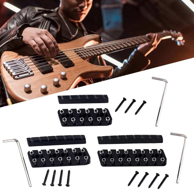 CEORPER Electric Guitar Lock Nut Set Plastic Tremolo String Locking Nut with Wrench