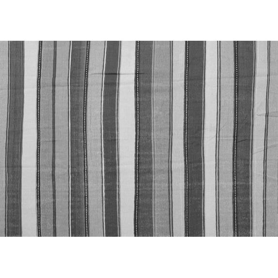 Ahgly Company Machine Washable Indoor Rectangle Abstract Gray Contemporary Area Rugs, 6' x 9'