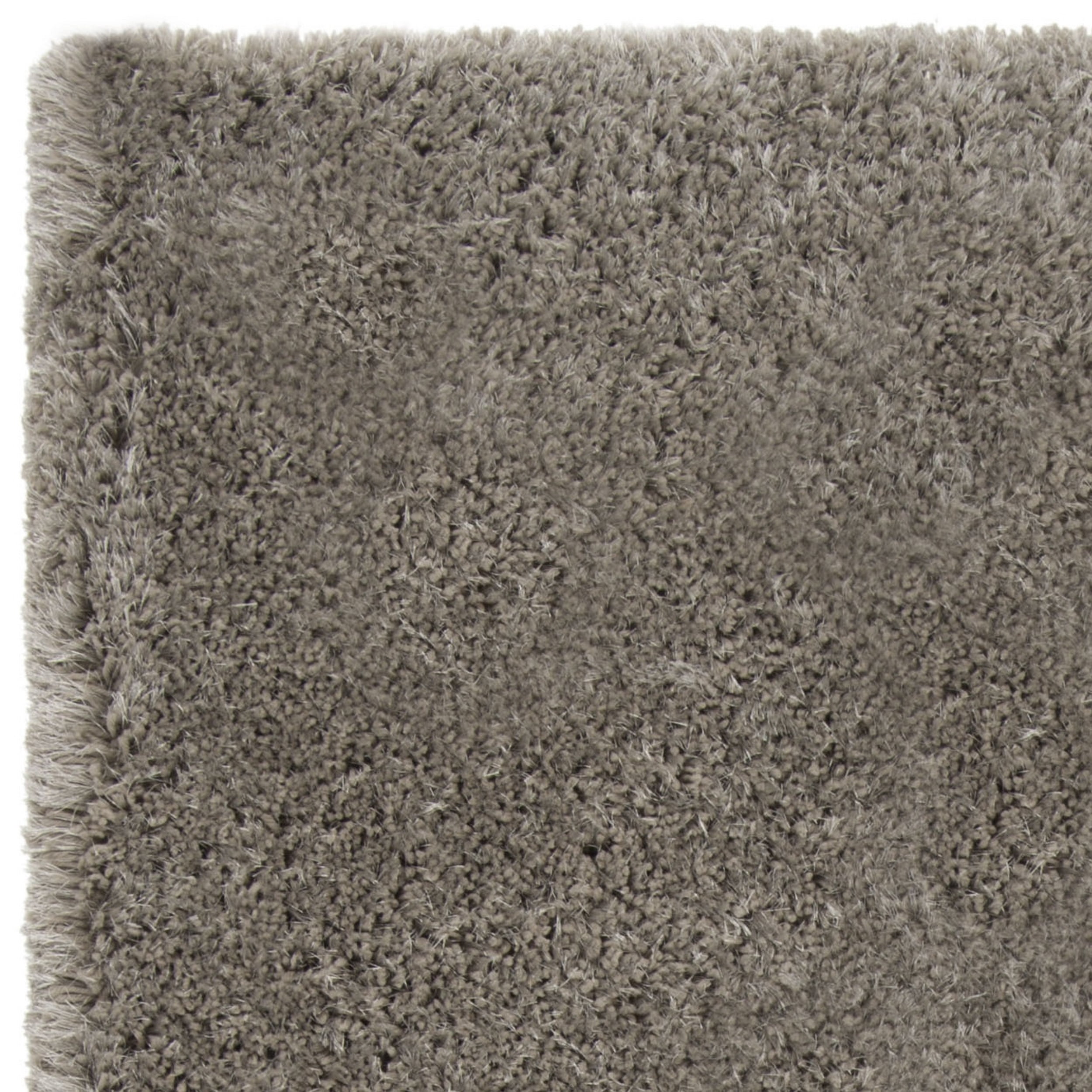 SAFAVIEH Toronto Kameron Solid Polyester Shag Area Rug, Grey, 4' x 6'