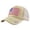 Khaki, variant on Unisex National Baseball Cap For Outdoor Sun And Group Activities Ventilated Mesh Design Breathable Casual Adjustable Classic Black One Size