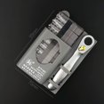thumbnail image 4 of 12 Pack Micro Ratcheting Screwdriver Bit Set with Reversible Drive Handle and Socket Adapter for Furniture Installation and Automotive Repair (FO-9212A), 4 of 5