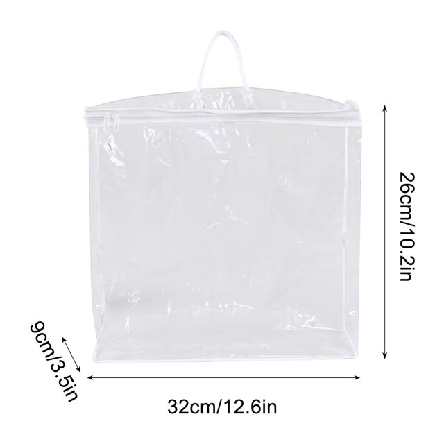 Bolsa de embalaje transparente de PVC Xhegex, bolsa de cuatro piezas para textiles del hogar, bolsa de almacenamiento de PVC, bolsa de embalaje transparente para cortinas, regalo para el hogar