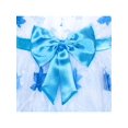 thumbnail image 6 of Girls Dress One-shoulder Blue Maple Leaf Pageant Wedding 6 Years, 6 of 7