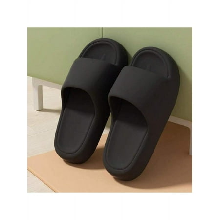 

2024 New Arrivals Eye-Catching Yellow Soft Bottom EVA Unisex Couple Slippers Lightweight Comfortable Thick Wear-Resistant Soft And Anti-Slip Flip Flops Perfect For Indoor Bathroom Sho