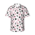 thumbnail image 2 of Goofa Cute Dinosaur Hawaiian Shirt for Men, Unisex Summer Beach Casual Short Sleeve Button Down Shirts,Aloha Tropical Floral print shirt-Medium, 2 of 9