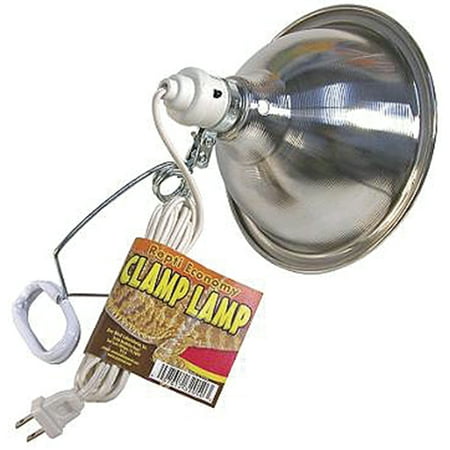 UPC: 0097612320503 | Zoo Med Economy Chrome Clamp Lamp With 8.5 Inch Dome – 8.5