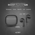 thumbnail image 3 of Audifonos Acteck BOOST PLUS EP425 Inalambricos Bluetooth Negro AC-935104, 3 of 5