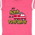 thumbnail image 4 of Inktastic My Aunt is a Firefighter with Fire Truck Boys or Girls Baby Bodysuit, 4 of 5