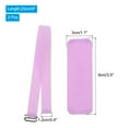 thumbnail image 2 of Uxcell Phone Grip Strap Portable Wrist Strap Silicone Elastic Cord with Handle for Phones Case Purple 2Pcs, 2 of 5
