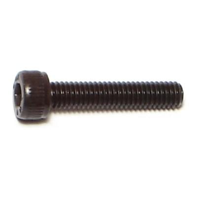 

4mm-0.7 x 20mm Black Oxide Knurled Hex Socket Cap Screws (10 pcs.)