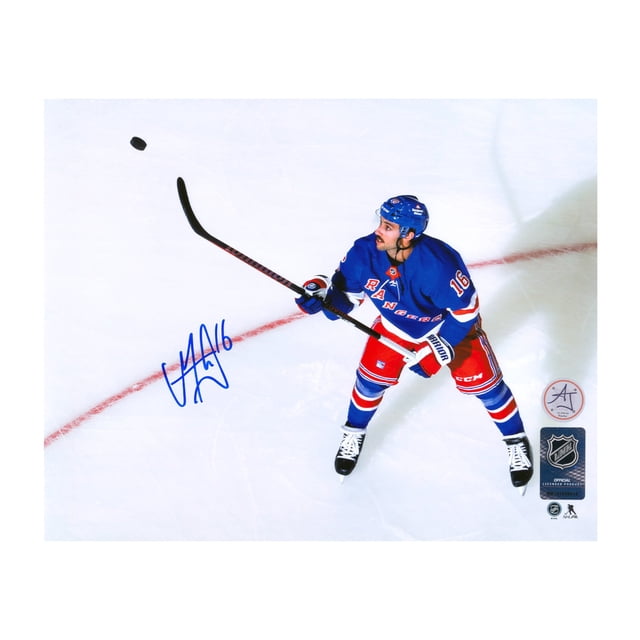 Vincent Trocheck Photo 8x10 Autographiée des Rangers de New York