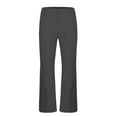 thumbnail image 6 of Fashion YLSDY Trendy Pants Men Corduroy Vintage Bell Bottom Pants 60s 70s Disco Outfits Stretch Slim Fitted Hippie Party Trousers Dark Gray XXL, 6 of 7