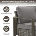 thumbnail image 4 of POCASSY 75" Wide Outdoor Reversible Patio Sofa with Cushions, 4 of 7