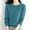 Sky Blue, variant on Dpytoraw Women's Wool Base Layer Shirt Tops Crewneck Long Sleeve Travel Hiking Tee Women T Shirt Pullover Sweater Women's Pullover Sweater