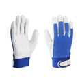 thumbnail image 1 of Guantes de soldadura, guantes de cuero resistentes al calor para soldador/asar a la parrilla/barbacoa/horno/chimenea/estufa de leña (1 par),22*10cm, 1 of 3