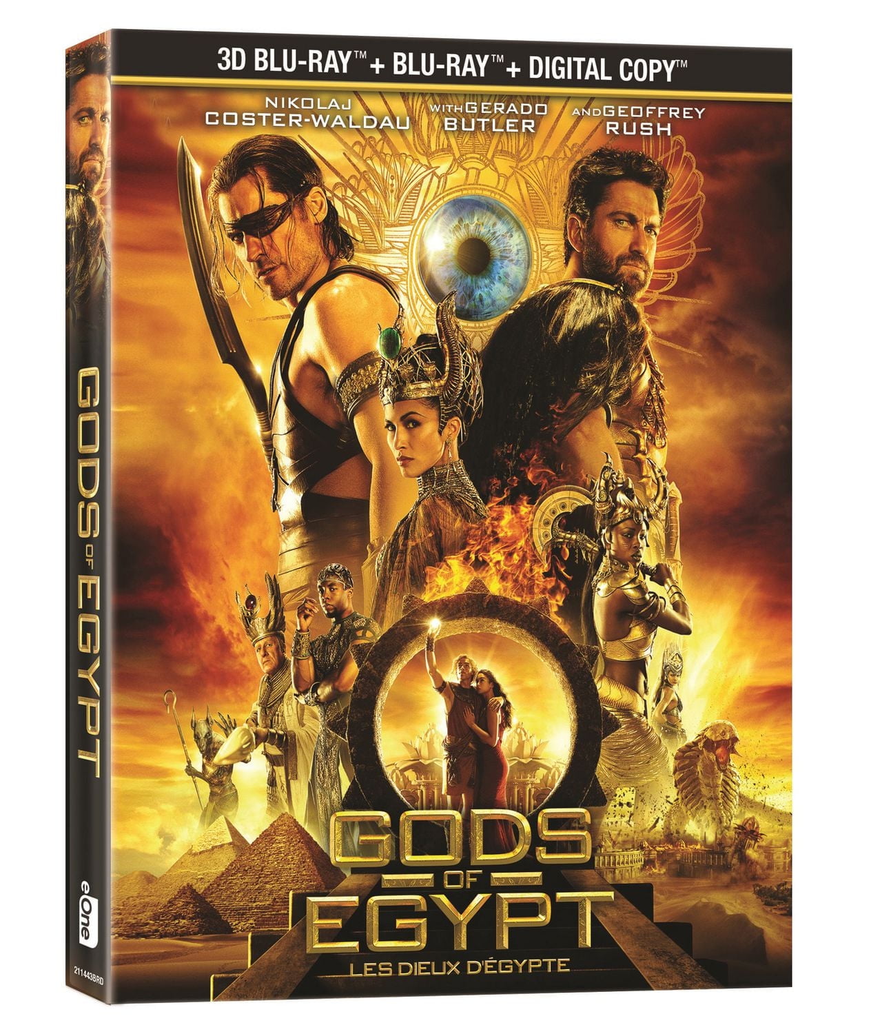 Gods Of Egypt 3D Blu-ray+Blu-ray+Digital Copy