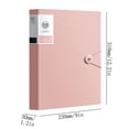 thumbnail image 3 of 100Fens 30 Page A4 Data Book,Music Score Folder,Certificate Collection Book,Test Paper Storage Book,Transparent Insert Folder, 3 of 3