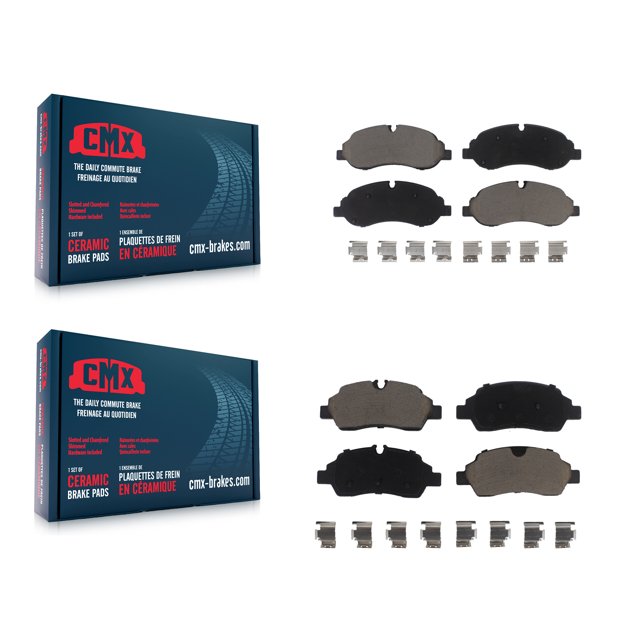CMX Front Rear Ceramic Brake Pads Kit for Car Ford Transit-250 Transit-150 Transit-350 HD KCX-100437