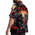 thumbnail image 3 of Love Men's Short Sleeve Shirts, Casual, Printed, Button Down Short, Summer Beach Shirts, Unisex, 3 of 6