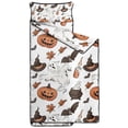 thumbnail image 2 of Halloween Ghosts Pumpkins and Witch Hats Toddler Nap Mats for Kids Preschool,59"x22" Sleeping Mat Bag or Kids,Toddler Sleeping Bag,Toddler Nap Mat or Daycare, 2 of 6