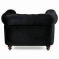 thumbnail image 3 of A and B Home A&B Home Black Upholstered Accent Chair, 3 of 5