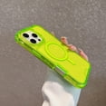 thumbnail image 7 of Dteck Magnetic Case for iPhone 15 Plus, Compatible with MagSafe, Shockproof Protective Bumper Phone Case for iPhone 15 Plus,Green, 7 of 7