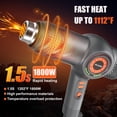 thumbnail image 2 of Pistola de calor Holdone Fast Heating, 1800 W, 50-650 °C, LED, 3 colores, 2 of 7
